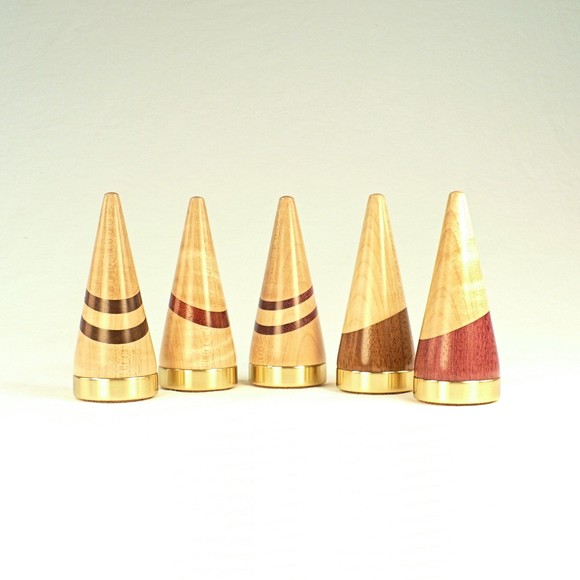 Wooden Ring Cones Handmade By Picinae Studios 