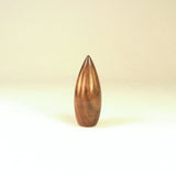 Special Lamp Finial, Dart 2 in Figured Black Walnut & Brass with Tung Oil Finish