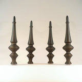 Custom Bed Post Finials In Poplar With Flat Black Painted Finish