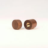 Custom Lamp Parts for Jessica, Black Walnut Lamp Finial and Neck