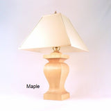 Large Wooden Table Lamp Handmade By Picinae Studios