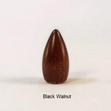 Wooden Lamp Finial Black Walnut Dart 14 Small