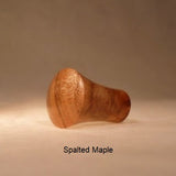 Lamp Shade Finial Bow Pattern 1 Spalted Maple Wood