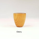 Lamp Finial Cup 6 Cherry Wood