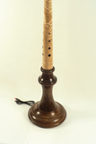 Traditional Wood Floor Lamp Handmade By Picinae Studios