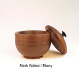 Wooden Sugar Bowl 2 in Black Walnut and Ebony