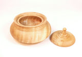 Custom Sugar Bowl for Sherwood, Pattern 4 in Curly Maple