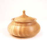 Custom Sugar Bowl for Sherwood, Pattern 4 in Curly Maple