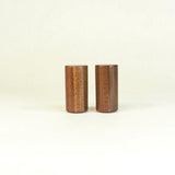 Drum Shaped Lamp Fnials Handmade by Picinae Studios Black Walnut Teak Mahogany, Cherry Maple