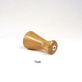 MCM Teak Lamp Finial Handmade by Picinae Studios