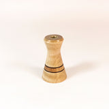 Pendant Lamp Finial in Curly Maple and Cherry Handmade by Picinae Studios 