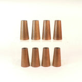 Custom Lamp Necks for Jeff, Handmade in Black Walnut