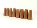 Custom Lamp Necks for Jeff, Handmade in Black Walnut