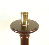 Paschal Candle Stand Traditional Design Handmade Turned in Red Oak Wood By Picinae Studios 