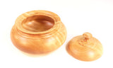 Wood Sugar Bowl Handmade by Picinae Studios