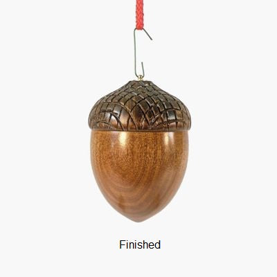 Acorn Christmas Ornament Handmade by Picinae Studios