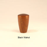 Lamp Finial Dome 7 Black Walnut Wood