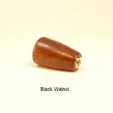 Lamp Shade Finial Dome 7 Black Walnut Wood 