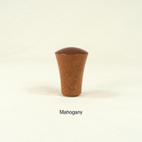 Wooden Lamp Finial Handmade Mahogany