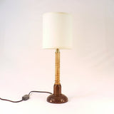 Traditional Wooden Candlestick Lamp Handmade by Picinae Studios