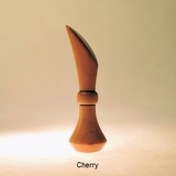 Table Lamp Finial Beaded Crescent Cherry Wood
