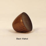 Wood Lamp Shade Finial Black Walnut Cup 5