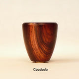Lamp Finial Cup 7 Cocobolo Wood