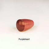 Custom Lamp Finial for James, Dome 7, Purpleheart Wood