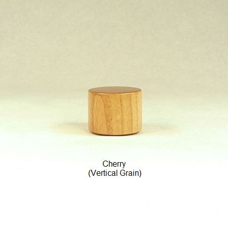 Cherry Wood Lamp Finial Drum 18 Handmade by Picinae Studios