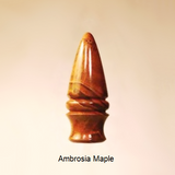 Wooden Lamp Finial Dart 7 Ambrosia Maple