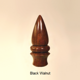Black Walnut Lamp Finial Dart 7