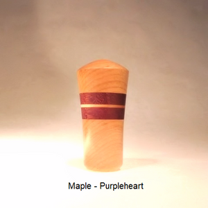 Lamp Finial Dome 9 Cherry Purpleheart Wood