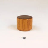 Teak Wood Lamp Finial Drum 10
