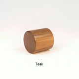 Lamp Finial Drum 9 Teak Wood