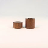 Custom Lamp Parts for Jessica, Black Walnut Lamp Finial and Neck