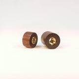 Custom Lamp Parts for Jessica, Black Walnut Lamp Finial and Neck