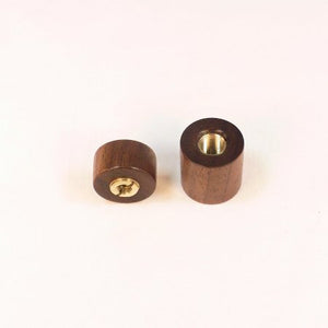 Custom Lamp Parts for Jessica, Black Walnut Lamp Finial and Neck