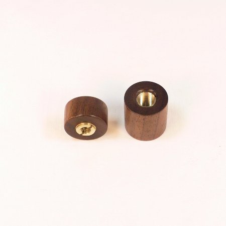 Custom Lamp Parts for Jessica, Black Walnut Lamp Finial and Neck