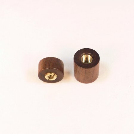 Custom Lamp Parts for Jessica, Black Walnut Lamp Finial and Neck