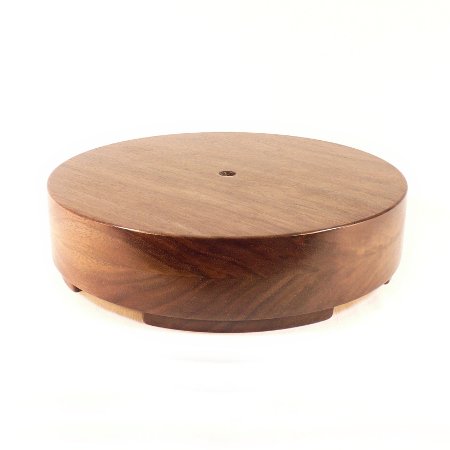 Floor Lamp Base Handmade by Picinae Studios in Black Walnut