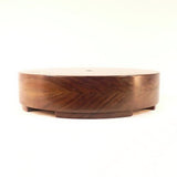 Floor Lamp Base Handmade by Picinae Studios in Black Walnut