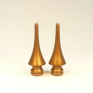 Custom Lamp Finials, Matching Pair, Reproductions