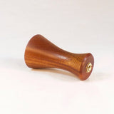 Custom Floor Lamp Finial In Mahogany