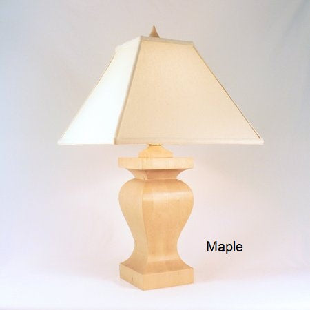 Classic Wooden Table Lamp Handmade By Picinae Studios