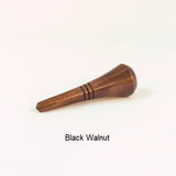 Wooden Lamp Finial Black Walnut Spires 3A