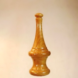 Tall Lamp Finial Spires 32 Cherry Wood