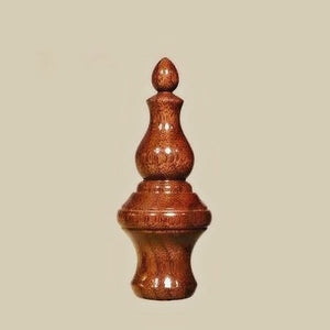 Lamp Finial Black Walnut Wood Spires 13
