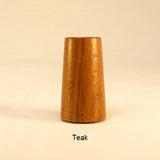 Wood Lamp Finial Taper 8 Teak