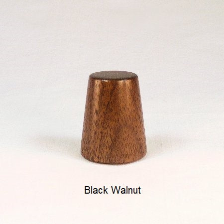 Lamp Finial Black Walnut Wood Taper 1