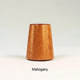 Mahogany Wood Lamp Finial Taper 1